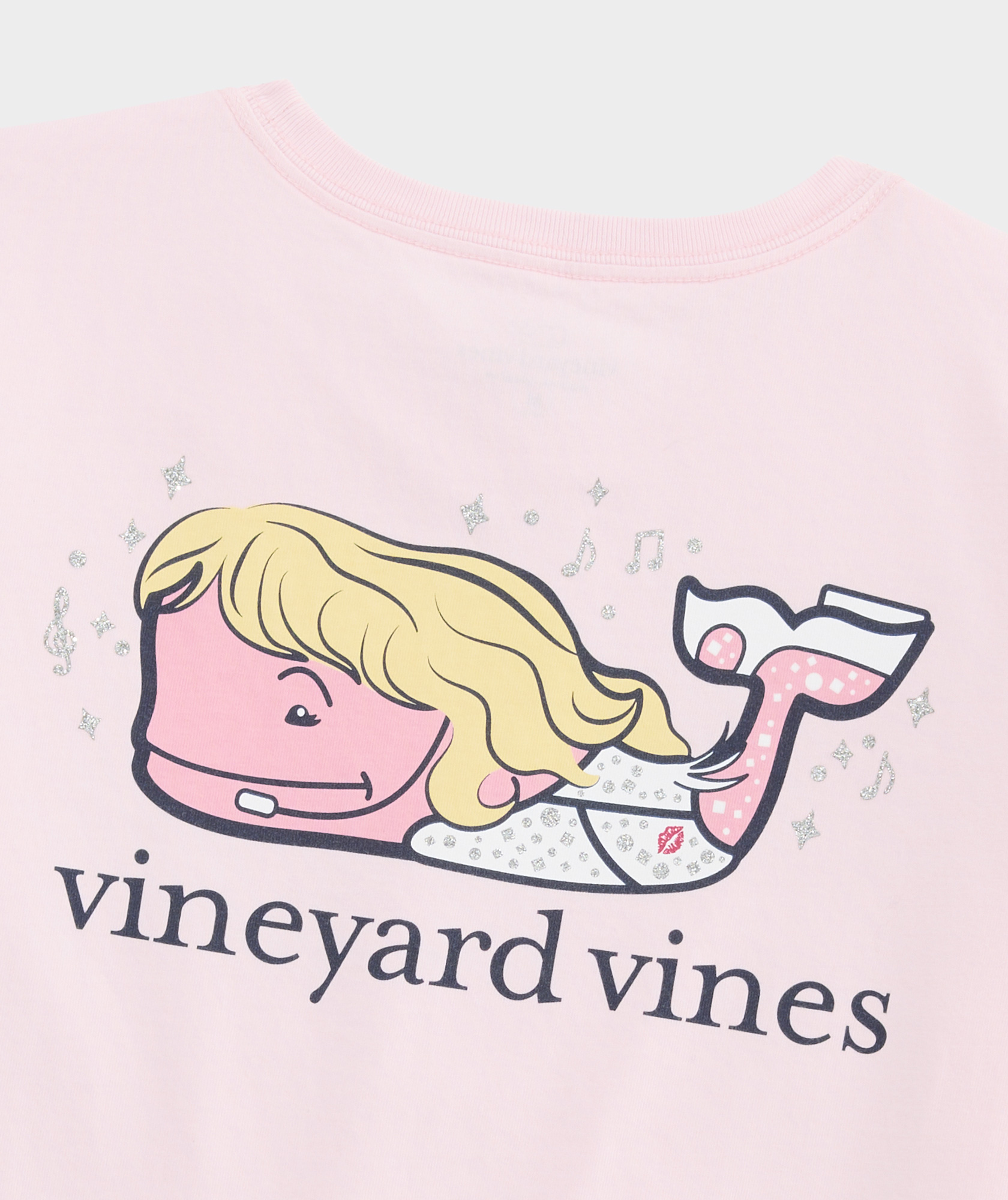 girls character whale tees